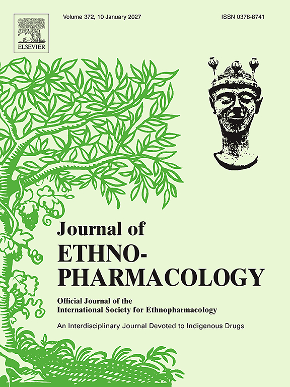 JOURNAL OF ETHNOPHARMACOLOGY